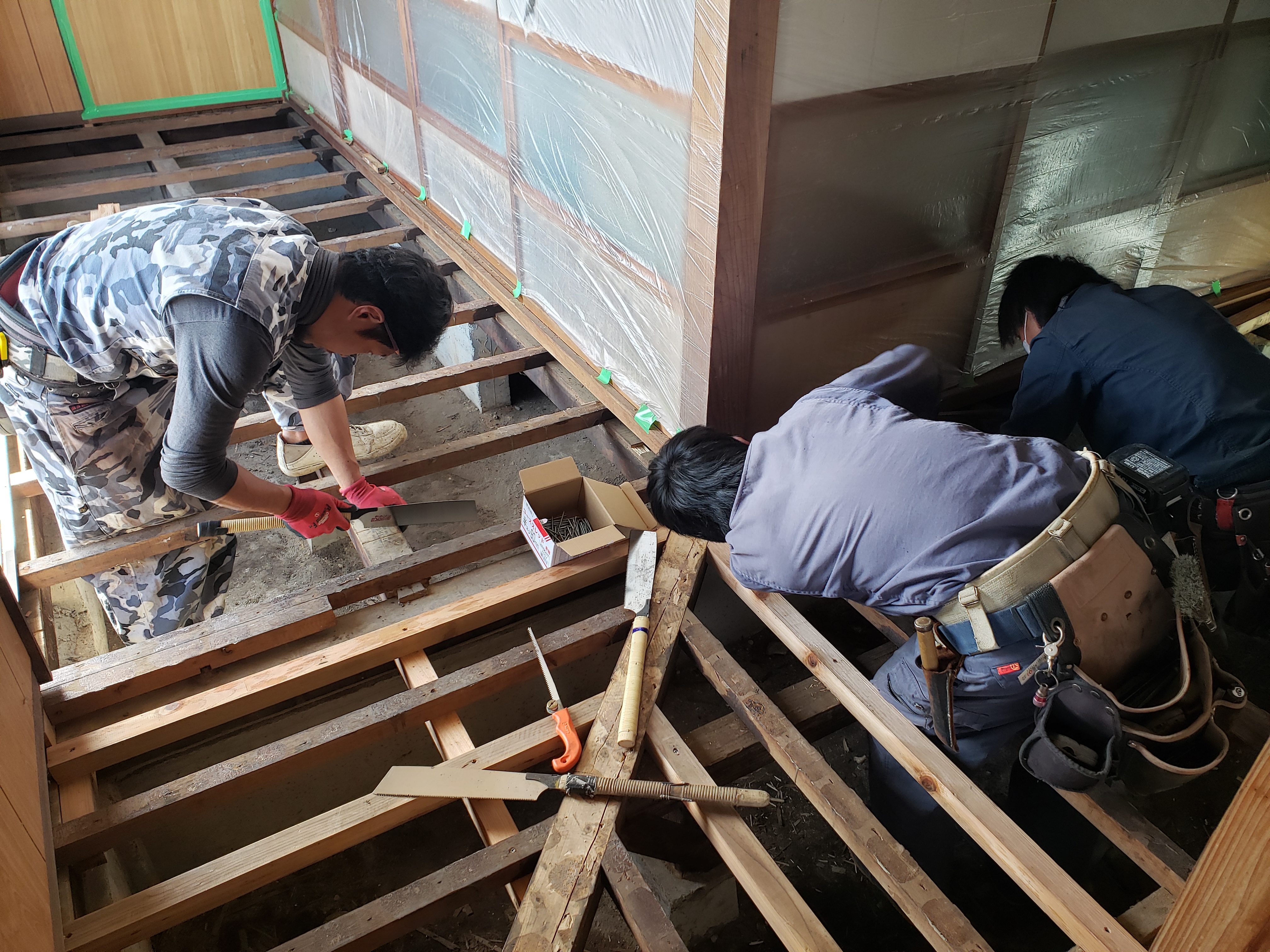 親方から弟子へ 工だより